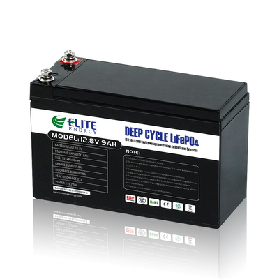 ชุดแบตเตอรี่ Li Ion ขนาด 12V 9Ah แบบชาร์จไฟได้ BMS ในตัวสำหรับ Solar Street Light